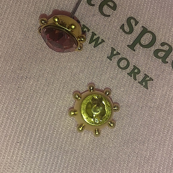 kate spade♠flying colors blush studs - Picture 2 of 3